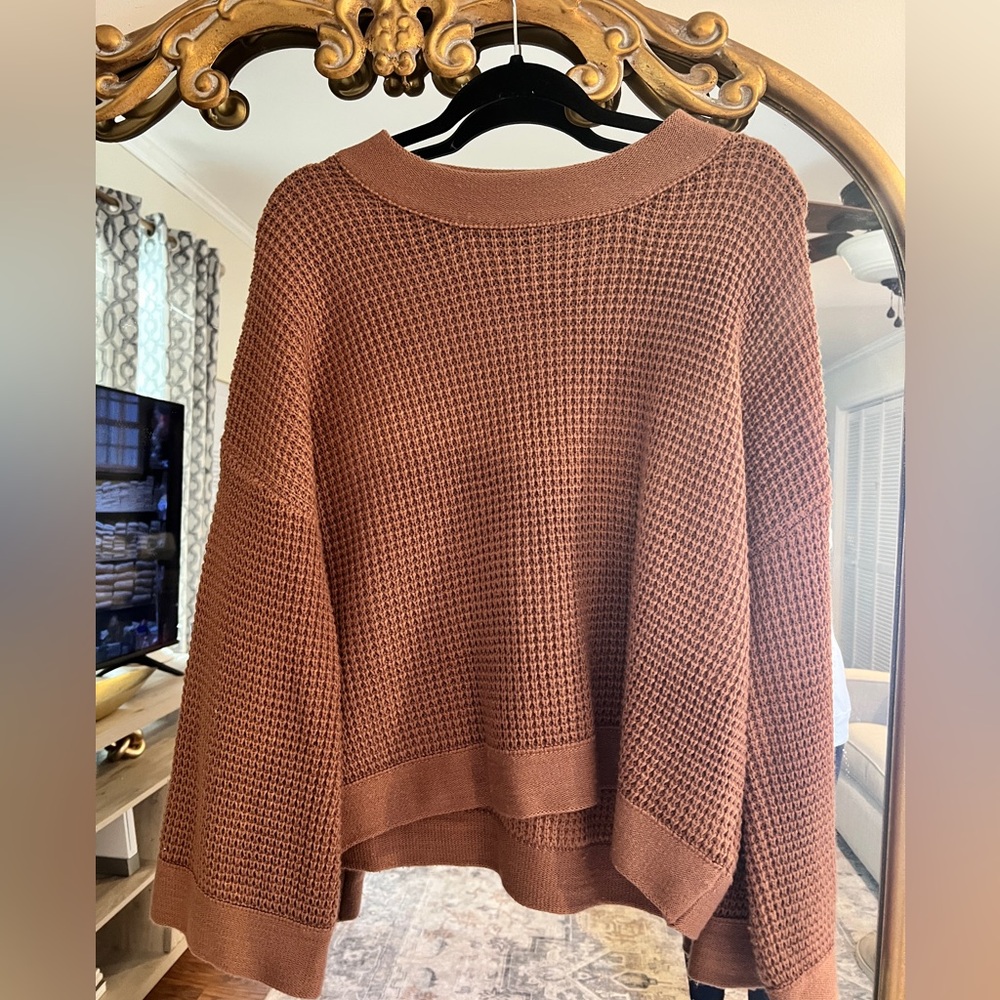 Pink lily sweater